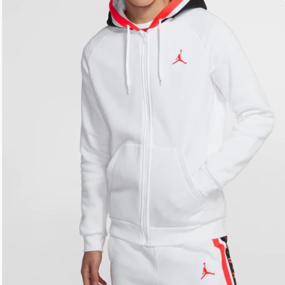 Air Jordan size xl (13-15 years)white hoodie sweatshirt